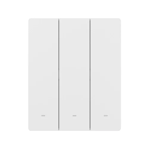 Sonoff SwitchMan M5 Zigbee 3 áramkörös, sorolható okos villanykapcsoló, fehér (ZBM5-3C-80W)
