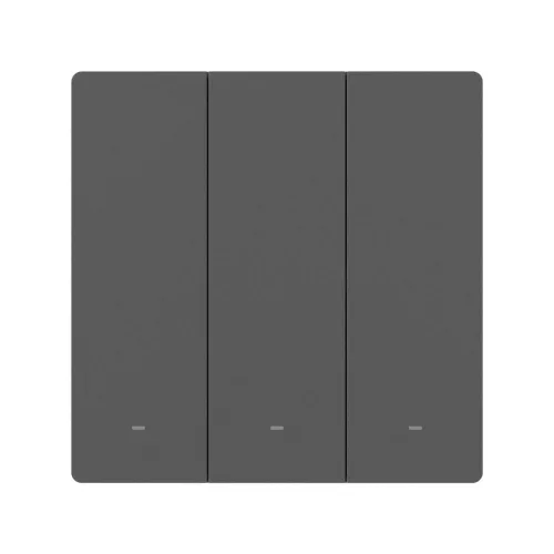 Sonoff SwitchMan M5 – 3 áramkörös villanykapcsoló, Wi-Fi, Matter, (ÚJ) szürke (M5-3C-86M)