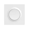 SONOFF Orb-MW2   2-Gang Matter Over WiFi Smart Wall Switch  – két áramkörös mini relémodul + kapcsoló, Wi-Fi, Matter, fehér (MINI-2GS-E)