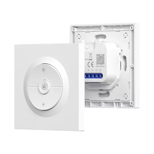 SONOFF Orb-DIM Matter Over Wi-Fi Dimmer Wall Switch – fogyasztásmérős fényerőszabályzó modul + kapcsoló, Matter, Wi-Fi, fehér (MINI-DIM-E)