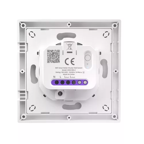 SONOFF Fusion Orb-RBS – Matter-over-Wi-Fi okos redőnyvezérlő fali kapcsoló, fehér (MINI-RBS-E)