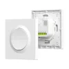 SONOFF Orb-ZBW2 2-Gang Zigbee Smart Wall Switch – két áramkörös, fázis+nulla mini relémodul + kapcsoló, Zigbee, fehér (MINI-ZB2GS-E)