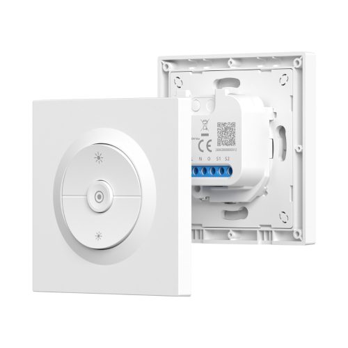 Sonoff Orb-ZBDIM Zigbee Dimmer Wall Switch – fogyasztásmérős fényerőszabályzó modul + kapcsoló, Zigbee, fehér (MINI-ZBDIM-E)