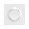 SONOFF Orb-ZBRBS Smart Roller Shutter Wall Switch –  mini relémodul redőnyökhöz + falikapcsoló, Zigbee, fehér  (MINI-ZBRBS-E)
