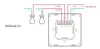 Sonoff NSPanel 2 gombos WiFi-s villanykapcsoló, érintőkijelzővel, termosztát funkcióval, szürke