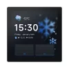 SONOFF NSPanel Pro Gen2 Smart Home Control Panel –  vezérlő panel két áramkörös kapcsolóval, Wi-Fi, Zigbee, Matter, Bluetooth, fekete (NSPanel86PB-Relay)