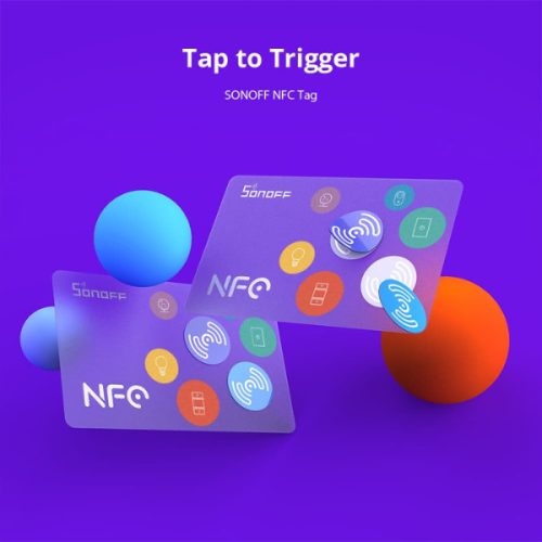 Sonoff NFC chipes matrica (egy kártyán 2 db)