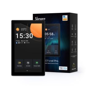   Sonoff NSPanel Pro 120, érintőképernyős vezérlőpanel, Zigbee és eWeLink-Remote hub, antracit szürke