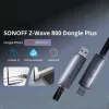 SONOFF Z-Wave 800 Dongle Plus –  Z-Wave USB vezérlő. LR, szürke (Dongle-PZG23)