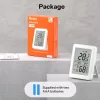 SONOFF AirGuard TH SNZB-02DR2 – hőmérséklet és pára érzékelő, LCD kijelzővel, Zigbee, fehér