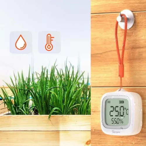 SONOFF SNZB-02WD Zigbee 3.0 vezeték nélküli, LCD kijelzős, IP65 kültéri hőmérő