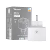 SONOFF S61s Gen2  – Okos konnektor, fogyasztásméréssel, Wi-Fi, Matter, fehér (S61STPF)