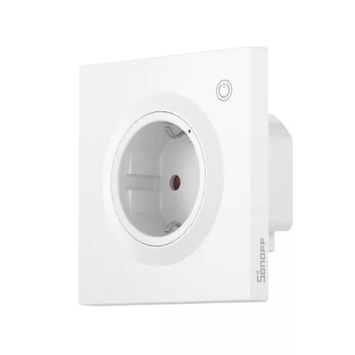 Sonoff Orb Socket Matter Over WiFi Smart Wall Socket  – okos fali dugalj Fusion Orb kerethez, fogyasztás méréssel, Wi-Fi, Matter, fehér (WS01TPF-E)
