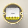 Sonoff MINI DUO-L 2-Gang Zigbee Smart Switch (No Neutral) – két áramkörös, csak fázis mini relémodul, Zigbee (MINI-ZB2GS-L)