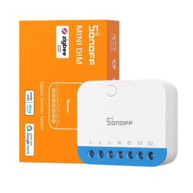   Sonoff MINI-ZBDIM Zigbee Dimmer Switch – fényerőszabályzó modul, fogyasztásmérős, Zigbee
