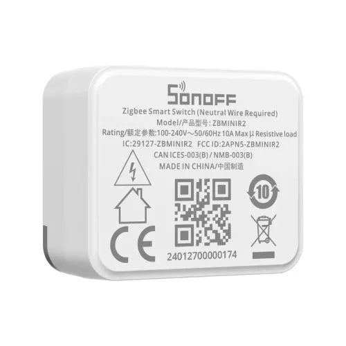 Sonoff ZBMINI Extreme Zigbee 3.0 okos kapcsolórelé (ZBMINIR2)