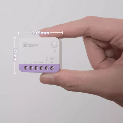 Sonoff Mini-RBS okos redőnyvezérlő modul, Wi-Fi, eWeLink-Remote, Matter kompatibilis