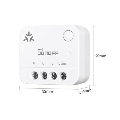 Sonoff Matter Over WiFi Power Meter  – 1 áramkörös fogyasztásmérő, Matter, Wi-Fi (MINI-1GP)