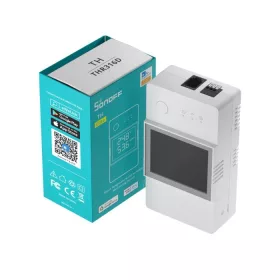  Sonoff TH20 Elite (R3) WiFi-s relémodul, kijelzővel, hőmérő bemenettel (20A) (THR320D)