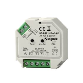   Sunricher Zigbee retrofit dimmer (fényerőszabályzó) modul 230V AC, 400W (SR-ZG9101SAC-HP)