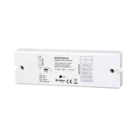   Sunricher Zigbee 4-az-1-ben RGBW / RGB CCT LED vezérlő,  4A/csatorna, 12/24V DC (SR-ZG1029-5C)