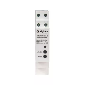  Sunricher DIN-sínre szerelhető dimmer (fényerőszabályzó) modul, 230V csak fázis, 400W (SR-ZG9042A-D)