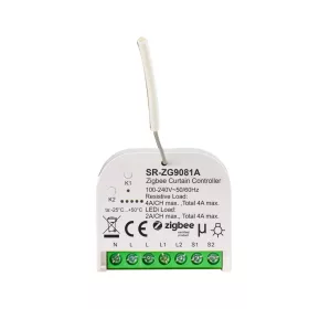   Sunricher Zigbee retrofit függöny / redőny motor vezérlés, 2 x 4A (SR-ZG9081A)