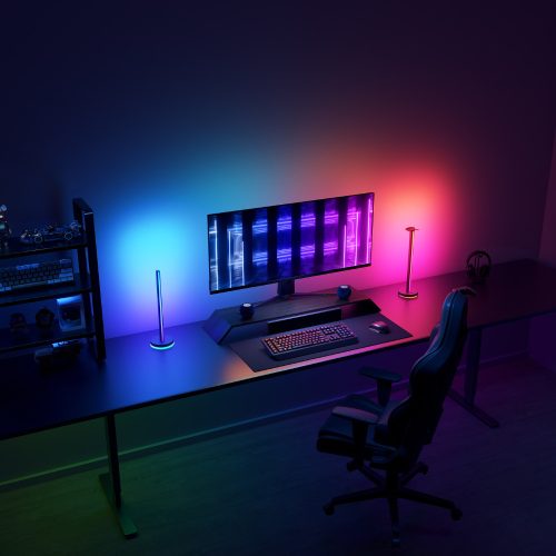 Yeelight Beam RGBIC light bar - okos Wi-Fi-s asztali gamer LED világítás szett (2 db light bar), Matter kompatibilis (YLFWD-0021)